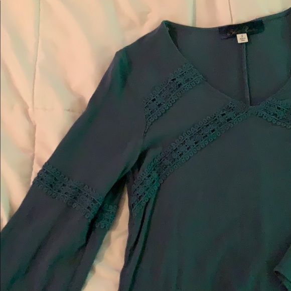 Blue flowy top - Picture 2 of 3